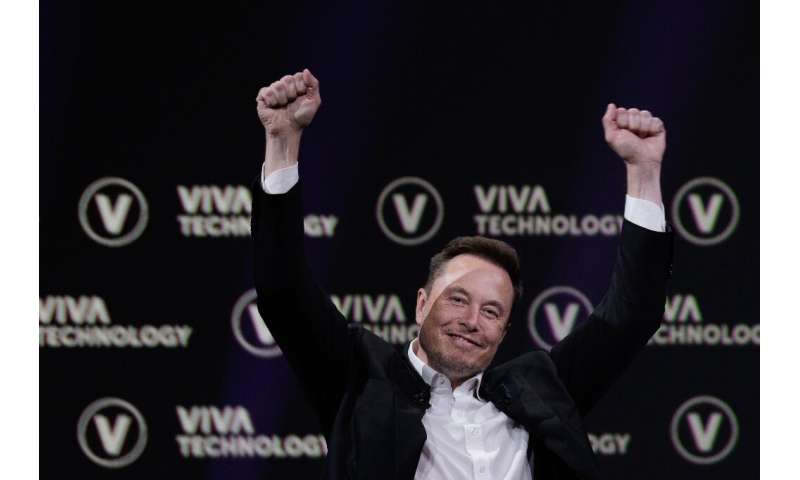 Elon Musk during a visit to Paris in June 2023