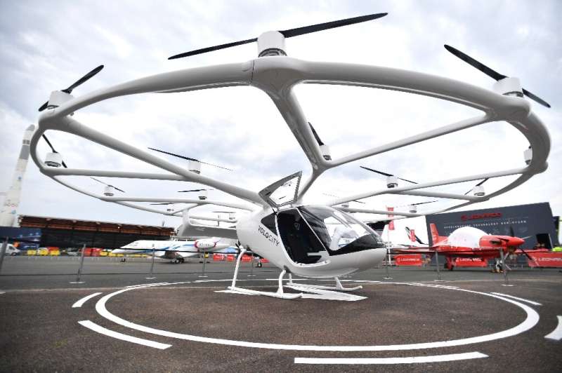 The Paris Air Show hopes to open a window into the future as projects for flying taxis take off. The Paris Air Show hopes to open a window into the future as projects for flying taxis take off