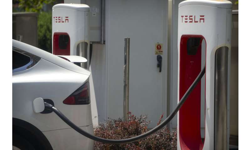 Threatened by shortages, electric car makers race for supplies of lithium for batteries