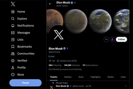 Elon Musk reveals new ‘X’ logo to replace Twitter’s blue bird