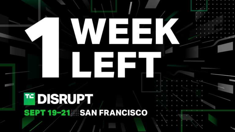 Last week to save on passes to TechCrunch Disrupt 2023