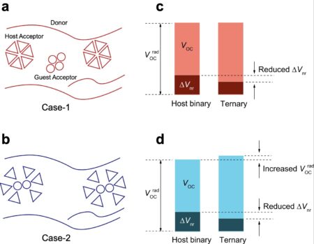 New strategies to minimize voltage losses in ternary organic solar cells