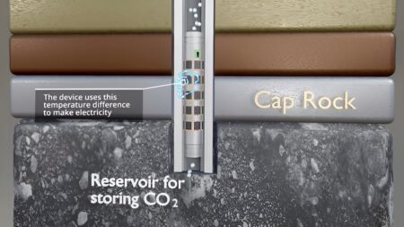 Lab successfully tests heat-powered system that could be used to monitor carbon sequestration efforts