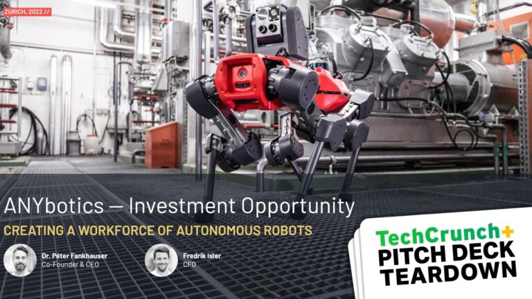 Pitch Deck Teardown: ANYbotics’ $50M Series B deck