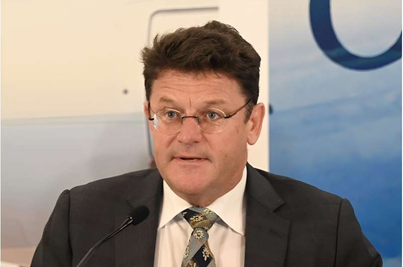 Cathay Pacific Group Chair Patrick Healy said the company's interim results demonstrate it is "on the right track" to 