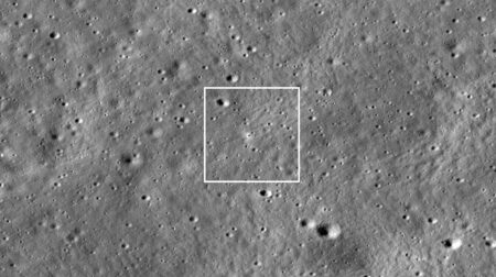 India’s Moon Lander Looks Tiny In Remarkable NASA Orbiter Snapshot