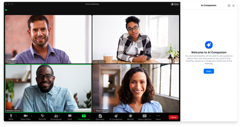 Zoom Unveils New AI Companion Features