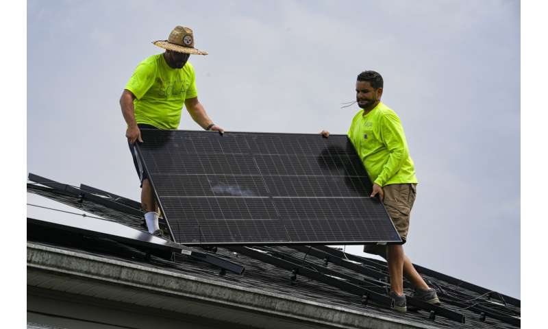 Boost in solar energy and electric vehicle sales gives hope for climate goals, report says