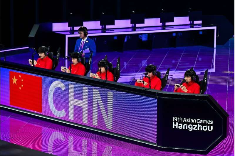 Hosts China in action at the Asian Games in eSports. Hosts China in action at the Asian Games in eSports
