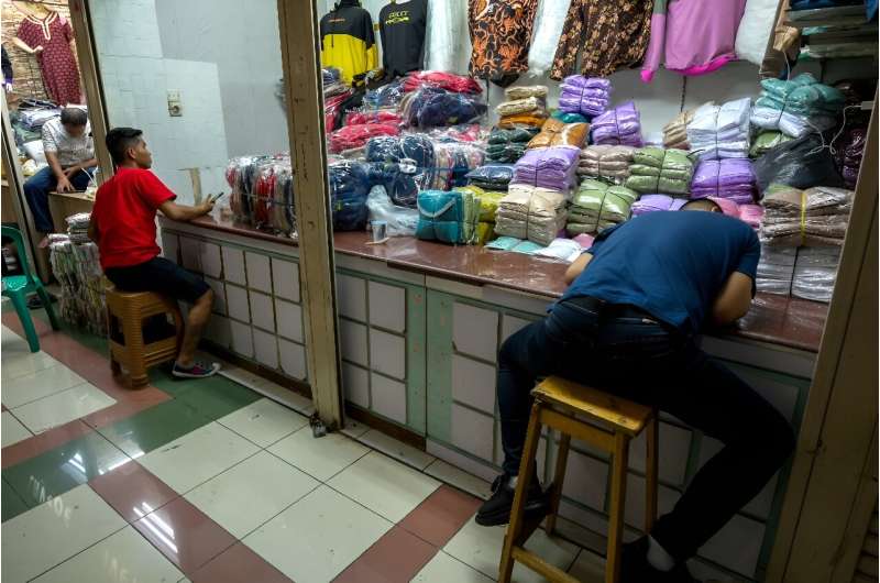 Sellers at Southeast Asia's largest textile shopping center in capital Jakarta applauded the decision as their revenues fall. Sellers at Southeast Asia's largest textile shopping center in capital Jakarta applauded the decision as their revenues fall