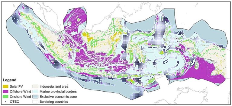 Technical potential of renewables in Indonesia