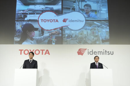 Japanese automaker Toyota and energy company Idemitsu to cooperate on EV battery technology
