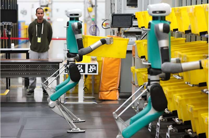 Amazon also wants to add robots to perform manual labor tasks at its warehouses