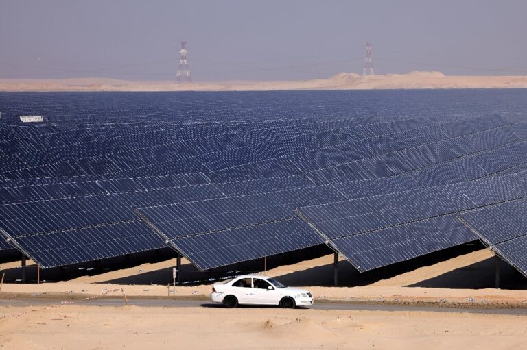 UAE inaugurates giant solar plant, two weeks before climate talks