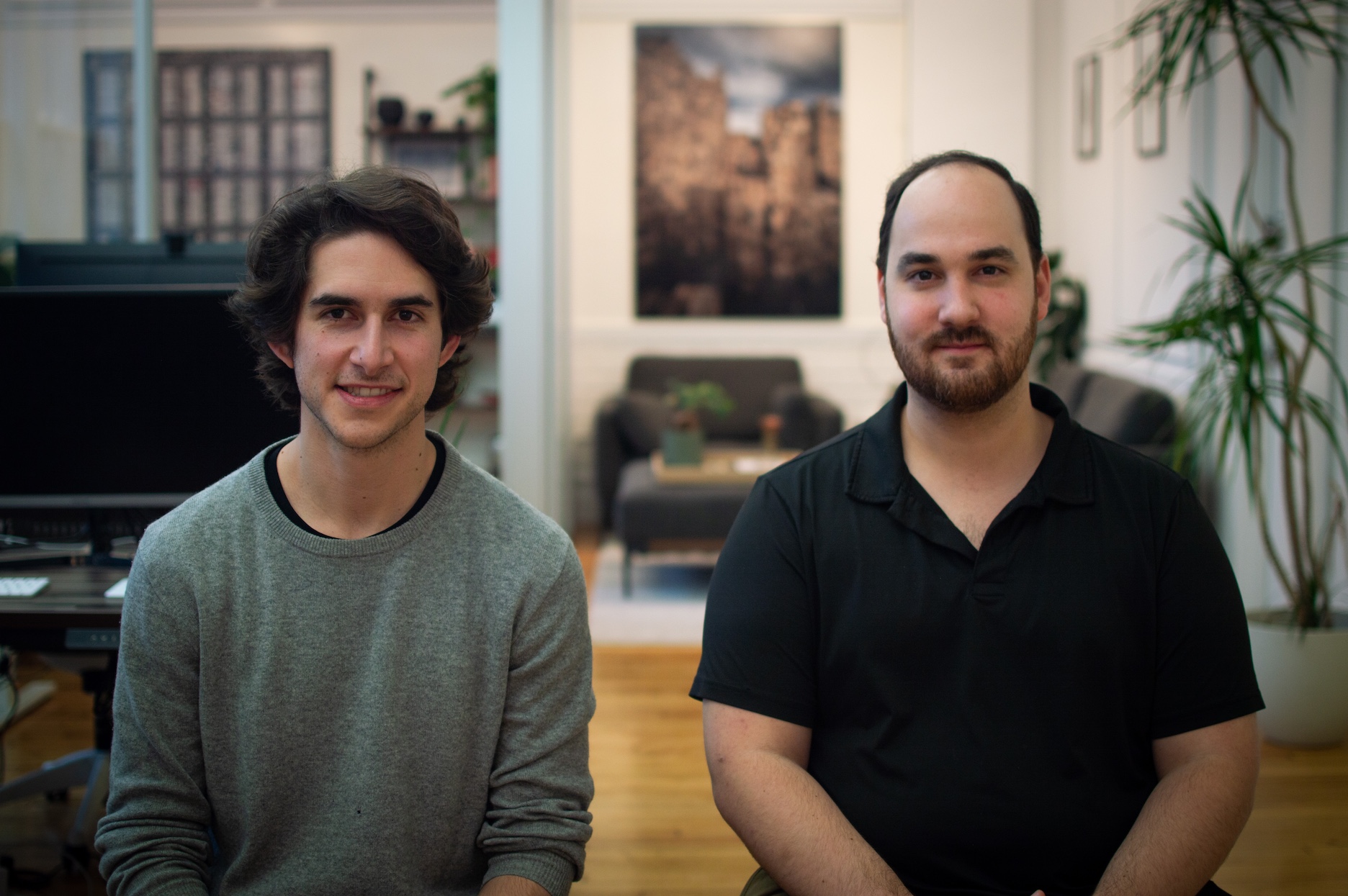 Abiel Gutierrez and Andres Santos, co-founders of Comun