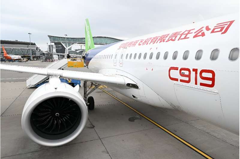 The C919 has received 1,061 orders from more than 30 clients as of this week, officials said in a statement
