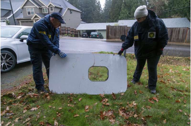 Airlines say they found loose parts in door panels during inspections of Boeing Max 9 jets