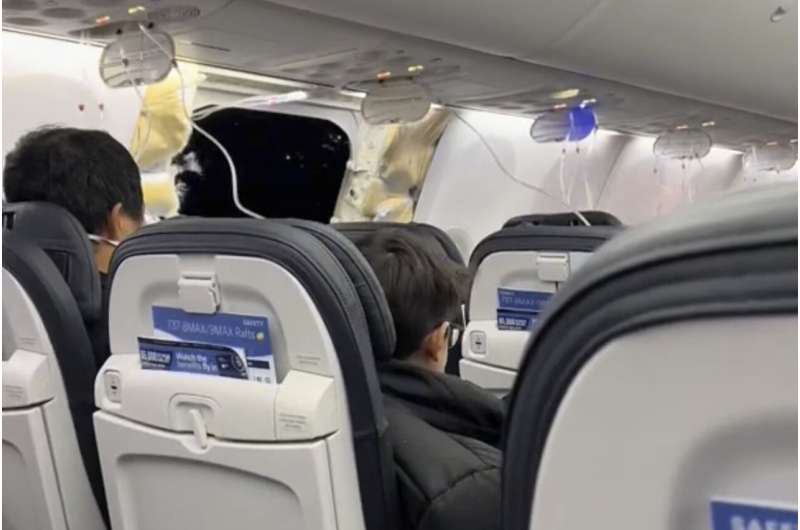 Airlines say they found loose parts in door panels during inspections of Boeing Max 9 jets